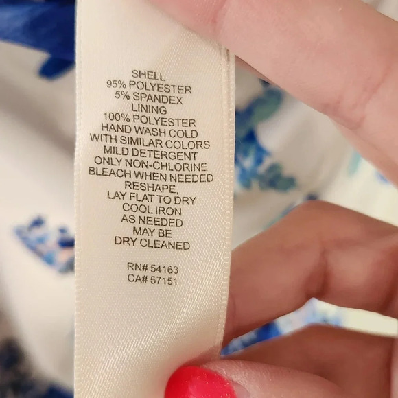 New Eliza J Women's Midi Style Printed Knit Sleeveless Vneck Floral Dress 6 - Picture 7 of 9